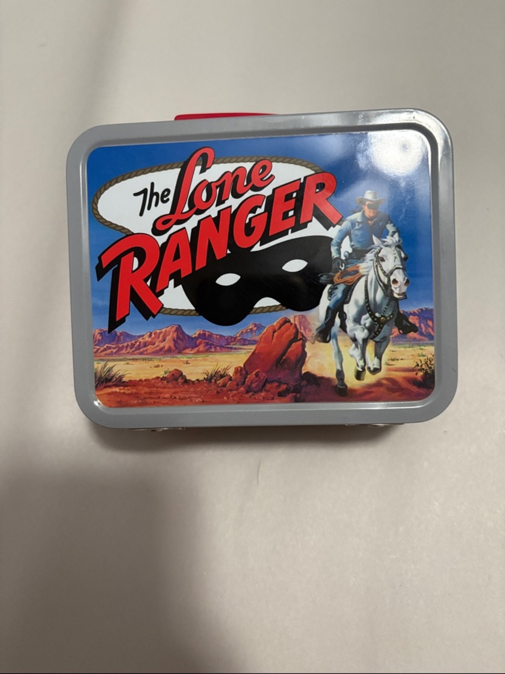 The Lone Ranger 2001 miniature tin lunchbox